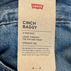 Levi's Denim Cinch Baggy Jeans 29 x 31